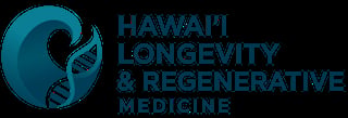 Hawai'i Longevity & Regenerative Medicine logo with teal wave and DNA helix design